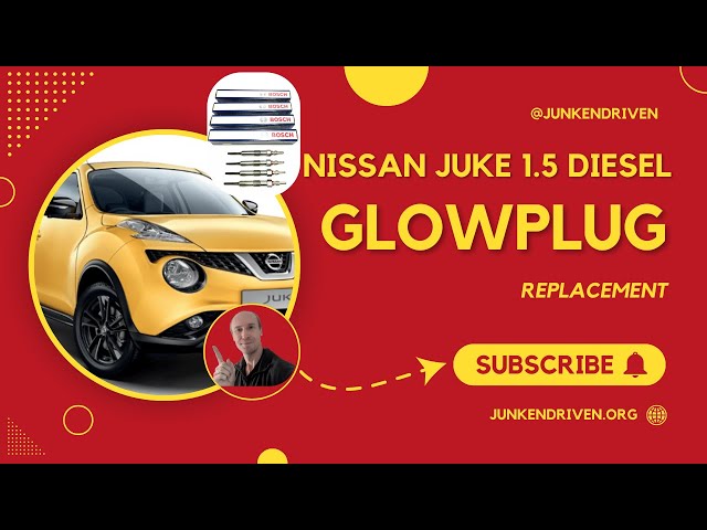 Replacing glowplugs on the Nissan Juke 1.5 diesel engine