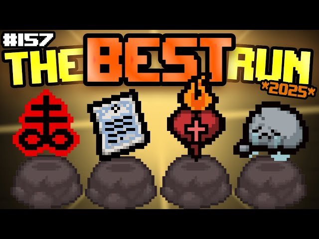 The GREATEST Isaac Run Of All Time │ The Binding Of Isaac Streak #157