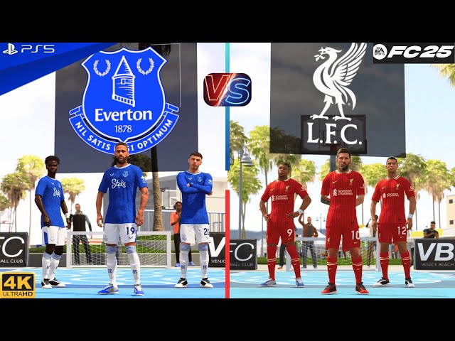 FIFA VOLTA - RONALDO, MESSI, NEYMAR, BUKAYO SAKA, MBAPPE, COLE PALMER |  EVERTON vs LIVERPOOL