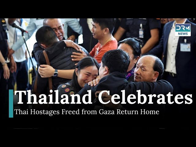 Thai Hostages Freed from Gaza Return Home After a Year! | DRM News | AH1I