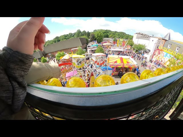 MATE SLIPS ON FUNHOUSE TWICE @ MORPETH FAIR DAY 2022 / 360 POV