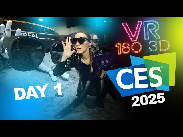 CES 2025 Las Vegas Day 1 Best Finds Xreal Xpeng Shokz VR 180 3D