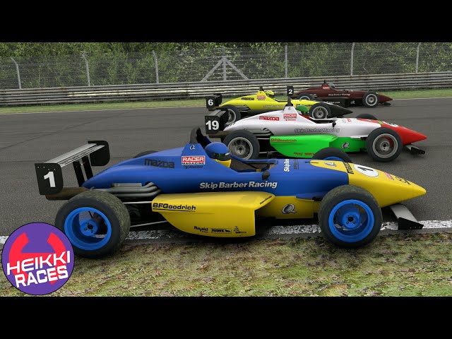 You are in the middle, FOUR WIDE!! (iRacing / Nürburgring Nordschleife / Skip Barber) || Heikki360ES