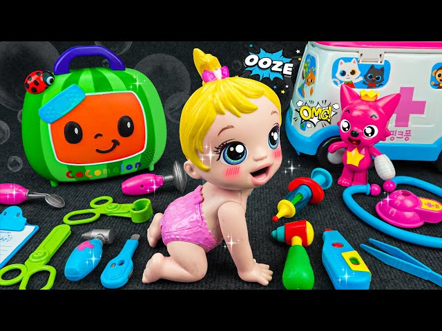 6 Minutes Satisfying with Unboxing Cocomelon Doctor Toys, Ambulance Playset ASMR 💞 Coco Review