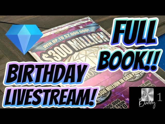 💎💎BIRTHDAY CELEBRATION!💎💎Full Book! DIAMOND DAZZLER!💎💎 Ohio Lottery Scratch Off Tickets💎💎💎