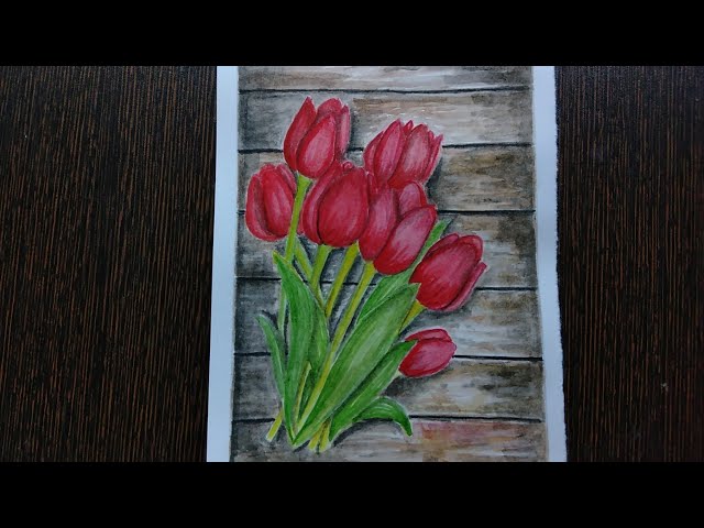 Watercolourpainting | for beginners | flowerpainting | #watercolorpainting #painting #easypainting