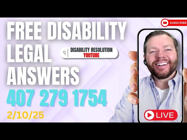 Disability Lawyer Goes Live To Answer Questions For Free