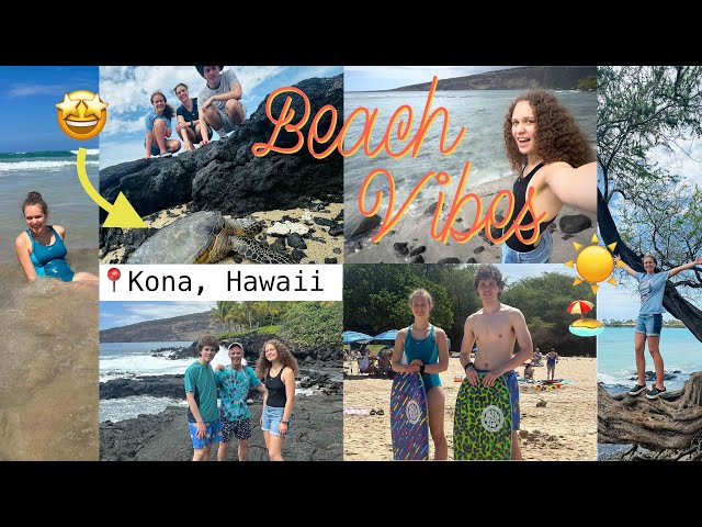 Exciting Beach Days in Kona, Hawaii 🌊 | Spring Break VLOG pt.1