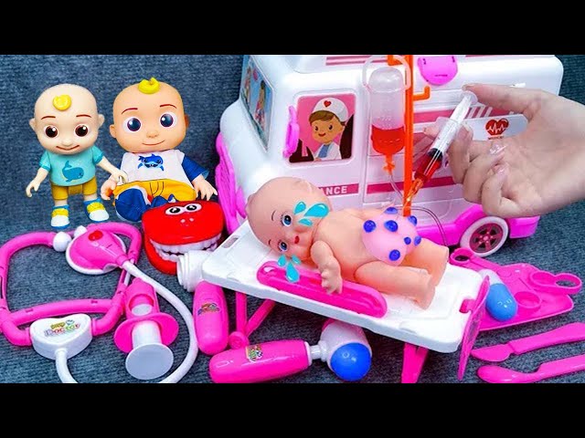 30-Minute CoComelon Mini Doctor Set - Pinkfong Ambulance 🏥 | Satisfying ASMR Unboxing & Toy Review