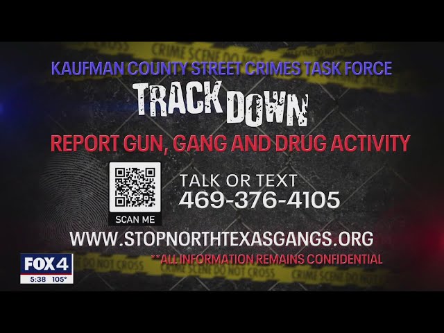 Trackdown: Task force in Kaufman County working to combat rising crime