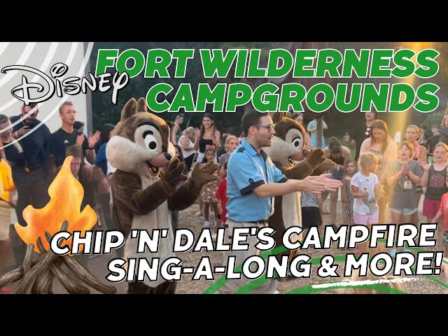 Chip ‘n’ Dale’s Campfire Sing-A-Long at Disney’s Fort Wilderness Resort | Magic Kingdom Fireworks