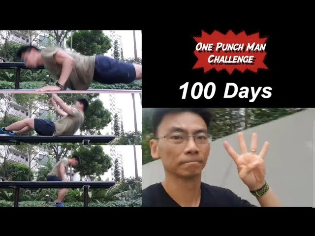 ONE PUNCH MAN CHALLENGE | 100 DAYS WORKOUT