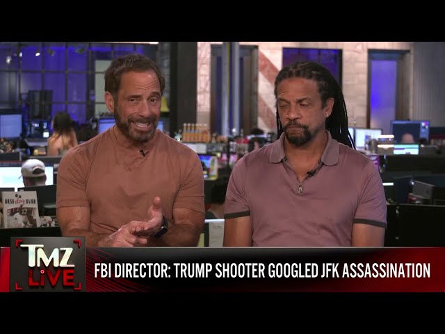 TMZ LIVE On Demand: FBI Director: Trump Shooter Googled JFK Assassination 7/24/24