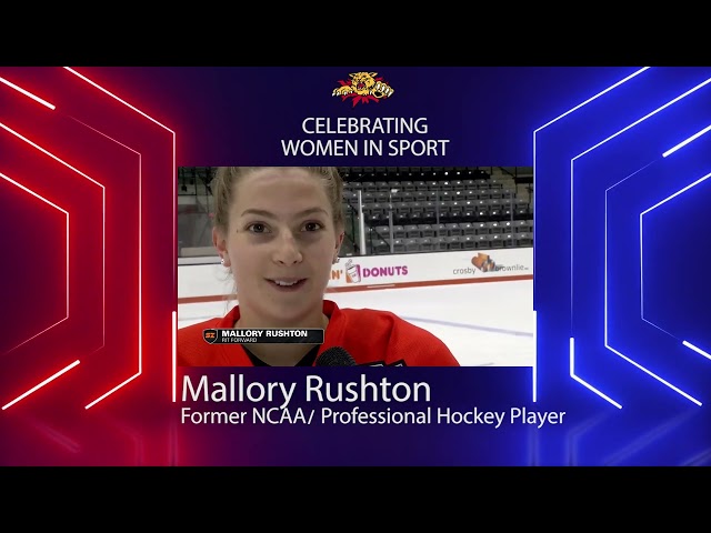 Celebrating Women in Sport  - Our own Mallory Rushton