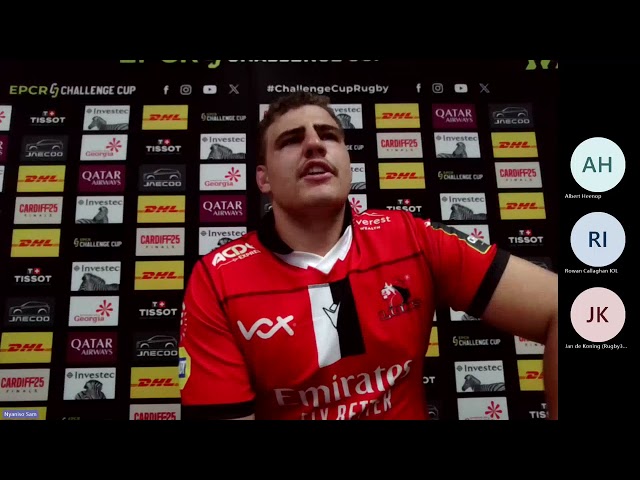 LIONS:  SJ Kotze after the Lions win over the Dragons