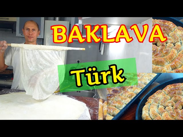 Turkish baklava recipe. Baklava dough