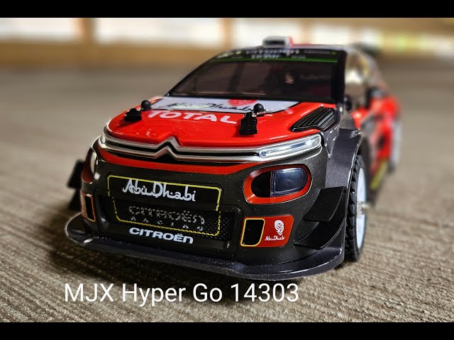 Just wow! Cheap (120$) brushless, fully licensed Rally RC - MJX Hyper Go 14303 - Citroën C3 WRC