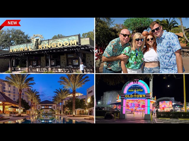 FLORIDA DISNEY WORLD VLOG: Animal Kingdom, Yak & Yeti Food, Gaylord Palms Tour & Old Town Kissimmee