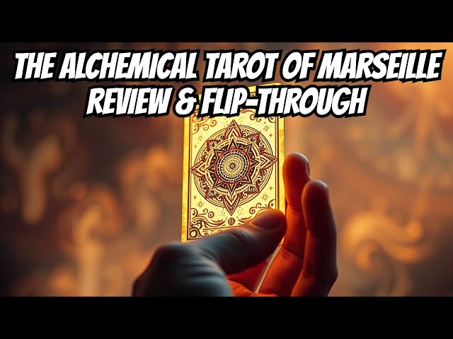 🌈 ALCHEMICAL TAROT OF MARSEILLE Review & Flip-Through!