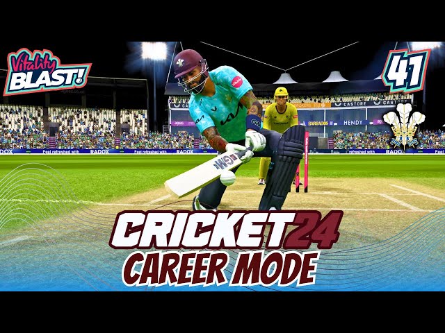 CLOSER TO A CALL UP! | VITALITY BLAST T20 | CRICKET 24 CAREER MODE #41 | Surrey