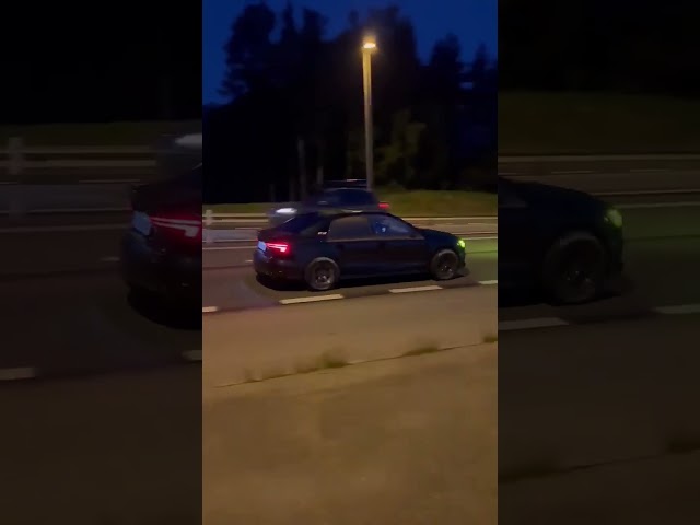 Brutal AUDI RS3 8.7 S @ 1/4 MILE