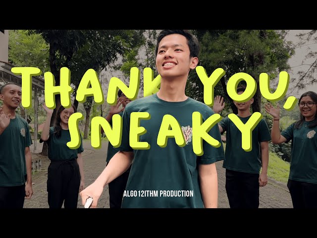 Thank You, Sneaky - Official Music Video