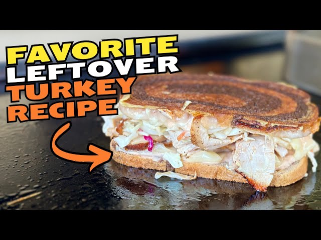 Easy Turkey Rachel Sandwich - Our Favorite LEFTOVER TURKEY SANDWICH Recipe!