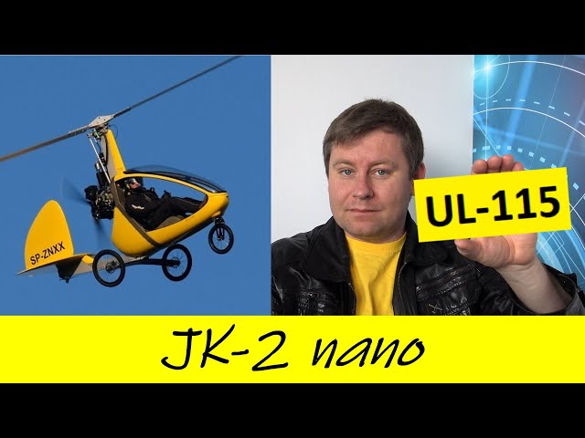 Fusioncopter JK-2 Nano - Polish UL-115 autogyro. You can fly it!