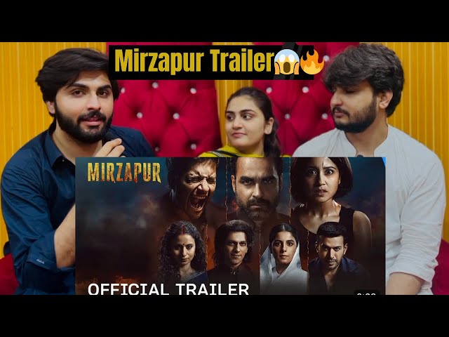 Pakistan Reaction on Mirzapur  season 3 Official Trailer | Pankaj Tripathi | Shweta Tripathi