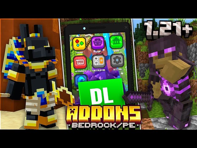 TOP 10 SURVIVAL ADDONS YOU NEED IN MINECRAFT 1.21+ (Bedrock/PE) |MODS FOR MINECRAFT PE 1.21+