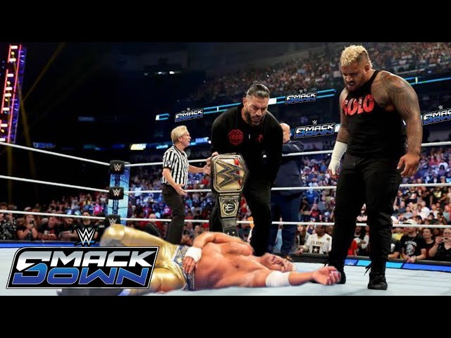 WWE SmackDown 14 Feb 2025 Highlights - Roman Reigns And Solo Sikoa Destroys Cody Rhodes😱