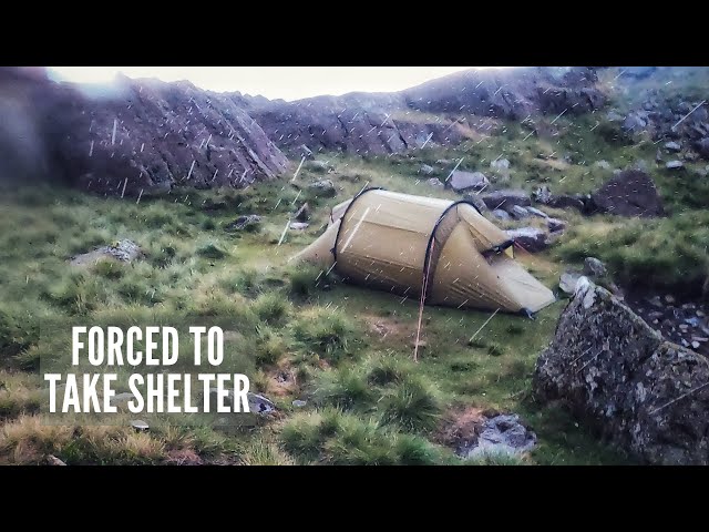 Solo Camping in the Mountains with Unexpected Hail, Rain and Thunder Storms | Hilleberg Nammatj 2