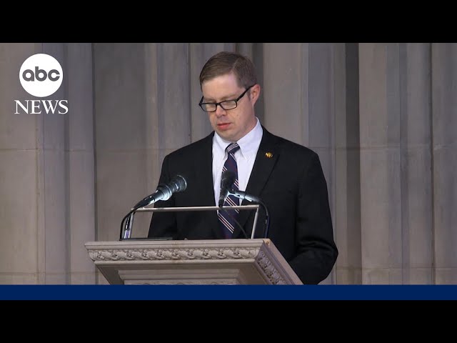 Jimmy Carter’s grandson speaks at funeral: ‘He waged peace anywhere in the world’