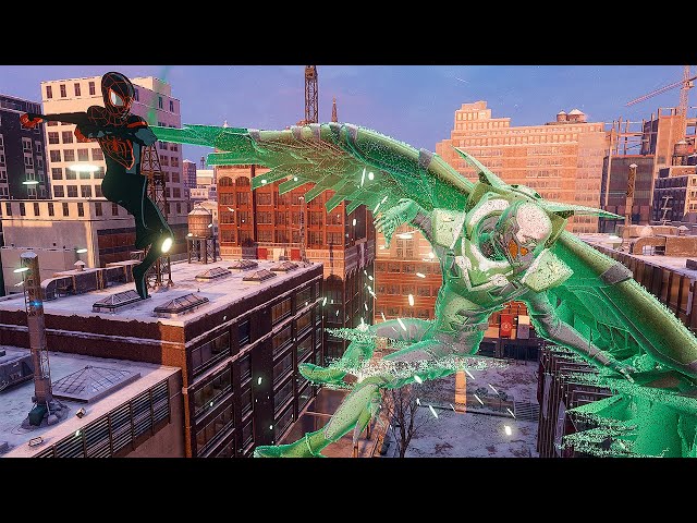 Spider-Man Miles Morales vs Vulture - Full Cinematic Fight Scene + Cutscenes |Amazing Difficulty 4K