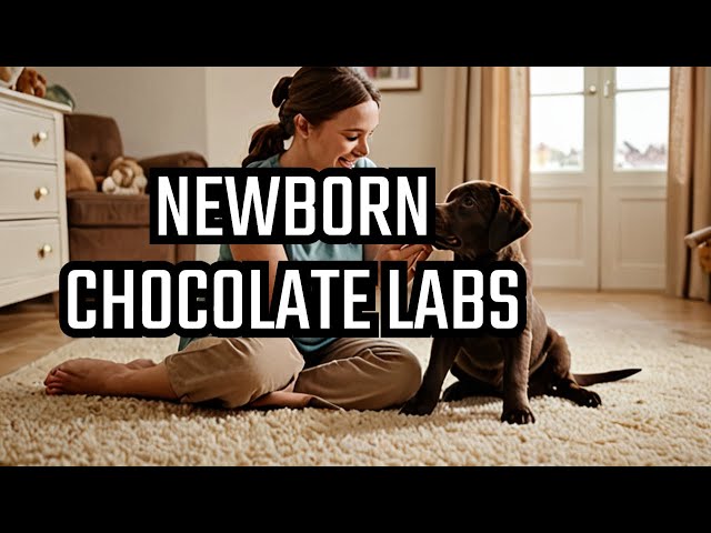 Behind the scenes: Caring for baby Chocolate Labs