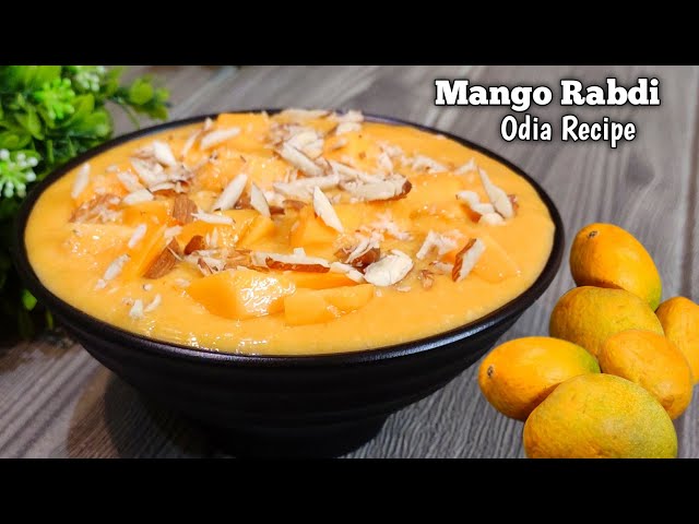 Instant Mango Rabadi Recipe Odia | Amba Rabdi/Rabri Odia Recipe | Rabidi recipe | Odia Recipe