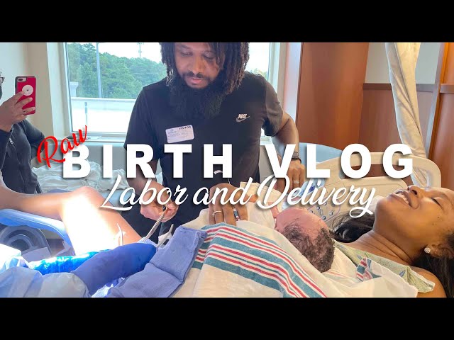 BIRTH VLOG | Welcoming Baby Cai!! The Mosley Family of 5 | Hospital Birth RAW UNCUT Labor & Delivery