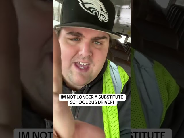 I’m Not A Substitute School Bus Driver Anymore!