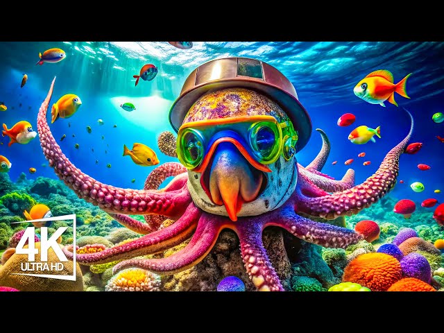 Ocean Dreams: A 4K ULTRA HD Journey Into Aquatic Serenity - Ultimate Aquarium Experience