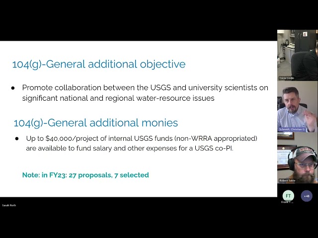 Interested in applying for the USGS 104g?