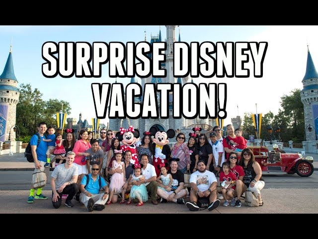 SURPRISE DISNEY FAMILY VACATION!!! -  ItsJudysLife Vlogs