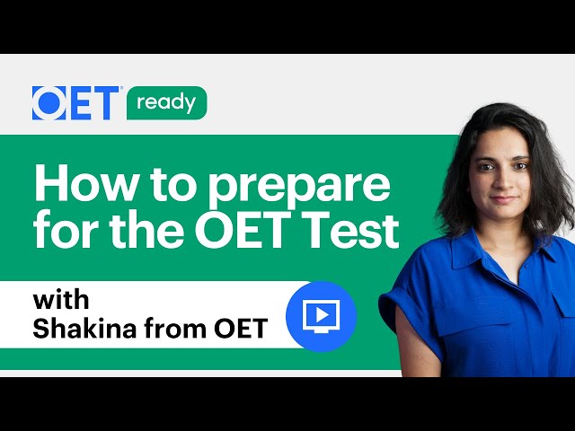 How to Prepare for the OET Test