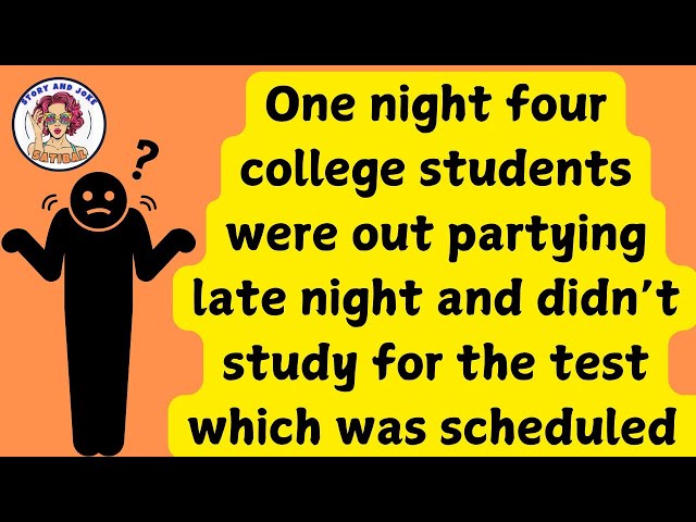 Four Smart Students – Funny School Joke