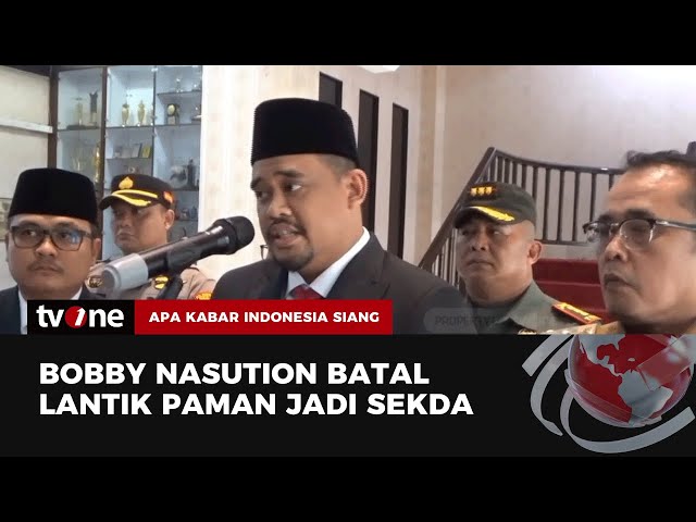 Walikota Medan Bobby Nasution Batal Lantik Paman jadi Sekda | AKIS tvOne