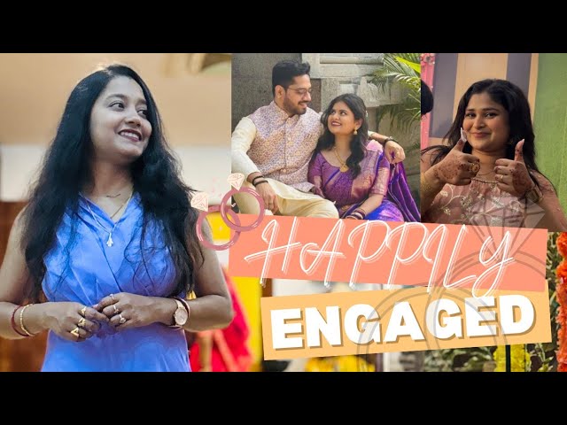 A beautiful beginning🎊!Indira& Ritesh's Ring ceremony💍💞💍 vlog#engagement#foryou#ringceremony