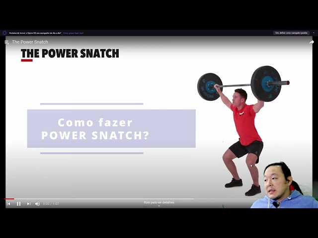 O que é Power snatch? | Como fazer um Power snatch?