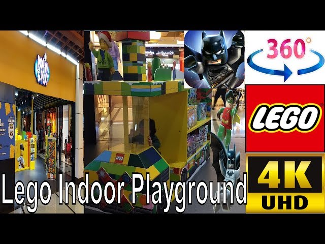 360 video | GIANT LEGO World's biggest indoor playground | LegoLand | Lego House Creations Toys | P2