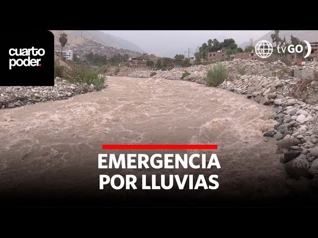 Emergency due to rain, mudslides and floods | Cuarto Poder | Peru