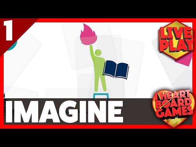 IMAGINE (Session 1, 4 Players) Live Board Game Session! I Heart Board Games!