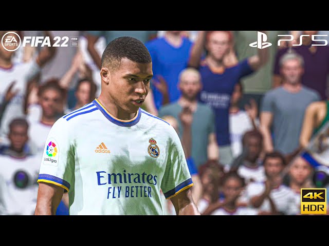 FIFA 22 PS5 | Real Madrid Vs Barcelona Ft. Haaland, Mbappe, | La liga 4K Gameplay